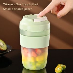 Juicers Portable Electric Juicer Bottle Cup Ice Crusher Smoothie Juicer Maker USB RECHARGEABLE 400 ml Blender Bottle Home Mini Juice Cup