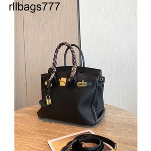 Genuine Leather Bk Handbag Tote Classic Designer High Quality Women's Upgraded Top Layer Cow Black Large Capacity Bags handmade