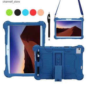 Tablett PC -fodral väskor Funna Para Tablet 10.1 Universal Silicone Case för 10 10,1 tum Android -surfplatta PC SUCKSKAPSKAPT STÖDSVÄXT SKALA240321Y240321