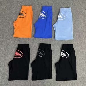 Europäische und amerikanische Herren-Strand-Jogging-Shorts aus reiner Baumwolle mit Kordelzug-Design, S-4XL, Outdoor-Sport-Shorts