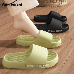 Hausschuhe Wolke Männer Sommer Strand Sandalen Frauen Dicke Sohle Bad Slipper Rutschfeste Weiche Slides Mann Flip-Flops Ultra-leichte Schuhe H240322