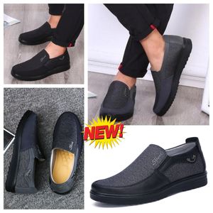 Shoes GAI sneaker sports Cloth Shoe Men Single Business Classic Top Shoe Casual Soft Sole Slipper Flat Leather Mens Shoe Black comfort soft size 38-50