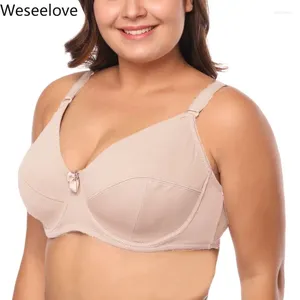 BHs Weseelove EF BH Plus Size Sport Sexy Push Up Bralette Damen Dessous für Frauen Top Weiblich Pitted Bügel R01