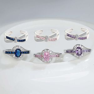 Новое синее модное индивидуальное открытое кольцо в китайском стиле, кольцо для детей