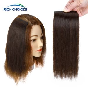 Förlängningar Rika val Klipp i hårförlängningar Mänskligt hår Hårklämma i ett stycke rakt hårdyna hårstycke Öka hårvolymen