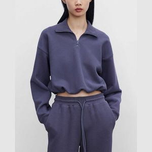 Wholesale High Quality Cotton Polo Shirt Long Pants Set Custom Design Drop Shoulder Tops Women Tracksuits