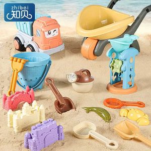 Sandspiel, Wasserspaß, Strandspielzeug für Kinder, 11–16 Stück, Baby-Strandspielspielzeug, Kinder-Sandkasten-Set, Sommerspielzeug für Strandspiel, Sand-Wasser-Spiel, Spielwagen 240321