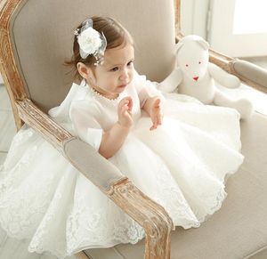 Драгоценные платья длиной до колена из органзы с цветочным узором для девочек, бальное платье с короткими рукавами, детская официальная одежда