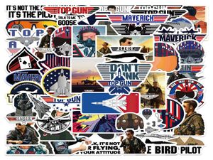 50 Stück Film Top Gun Maverick Aufkleber Tom Cruise Graffiti Aufkleber für DIY Gepäck Laptop Fahrrad Gitarre Aufkleber5454821