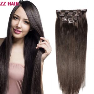 Extensions Zzhair Clips In 100% Human Hair Extensions 16 