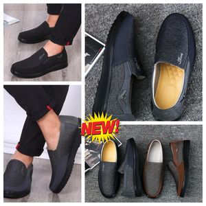 Shoes GAI sneakers sport Cloth Shoe Men Single Business Classics Top Shoes Casual Soft Sole Slipper Flats Leather Men Shoe Black comforts soft sizes 38-50