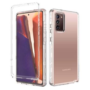 متوافق مع Samsung Galaxy 20 Cell 11 S21 بالإضافة إلى غطاء خلفي واضحة للغاية Hybrid 3in1 Soft TPU 13 الحالات الشفافة للهاتف الثابت