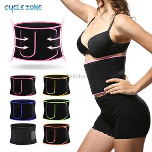 Slimmbälte Kvinnors Viktminskningsbälte Fitness Corset Midje Support Justerbar sweatshirt Midja Trimmer Trainer Body Shape Midja med fickor 240321