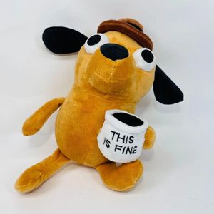 2024卸売されたかわいい帽子犬のぬいぐるみおもちゃ子供ゲームプレイメイトホリデーギフトドールハイン賞品