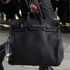 Borsa a mano in vera pelle L Desiger 50 Borsa grande nera 2023 Capacità Business 50