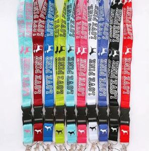 أزياء الهاتف المحمول Lanyard Love Pink Lanyard for Keys Designer Keychain Lanyard Strap لإكسسوارات الهاتف Lanyard