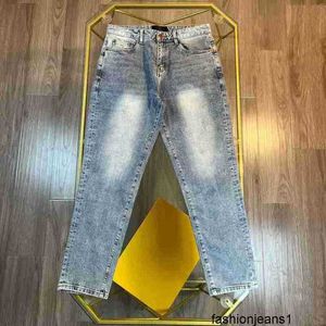 Designer Correct Top Version 1.1FD Fen Letter Embroidery AutumnWinter Counter Synchronized New Heavy Industry Washed Men's Casual Jeans1UNH