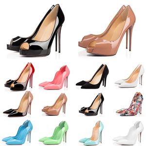 Роскошные туфли на каблуке с красной подошвой, модельные туфли, женские кроссовки, кроссовки 8 см, 10 см, 12 см, красные, черные, белые, женские кроссовки для свадебной вечеринки, кроссовки с коробкой 35-44