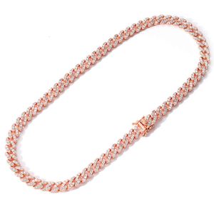 New Style Lifeng Jewelry Sliver Gold Moissanite Diamond Cuban Chain Fashion Style Hip Hop Jewelry Hot Sale