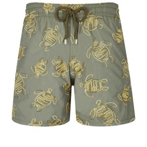 Vilebre Pantaloncini da uomo Bermuda Pantaloncini Boardshorts UOMO SWIM SHORTS TORTUES MULTICOLORES Trunks Uomo Surfwear Bermuda Beach Short Turtles Estate 89524