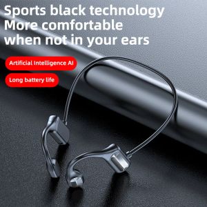 Headphones 12Pcs BL09 Earphone Bluetooth Wireless Headphone Bone Conducting Headset Hearing Aid Open Earbuds Stereo Waterproof Mic