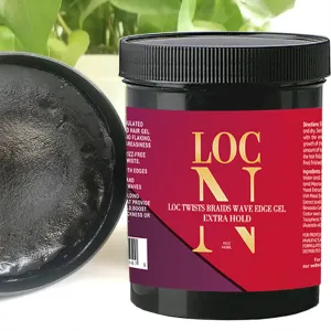 Lim loc vändningar flätor vågkant gel extra håll hår kontroll styling flätning grädde hår styling produkt grossist custome etikett 16oz