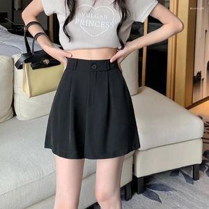 Women's Shorts Womens Black Wide Loose Short Pants For Women To Wear Baggy High Waist XL Clothes Fashion Classic Offer