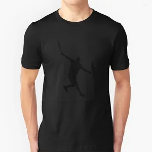 Męskie koszulki Stan Wawrinka Backhand Silhouette Summer Piękny design T-shirt Hip Hop T-Shirt Minimal