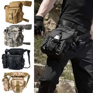 Bags Outdoor Leg Bag Waist Bag Waterproof Mountaineering High Strength Durable Tactical Military Thigh Bag With Water Bottle Case