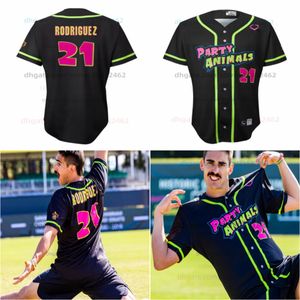 حيوانات الحزب ريان رودريغيز #21 Evoshield Jersey Black