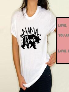 Mama Bär Grafik T-Shirts Harajuku Mama 2021 Muttertag Damen Kleidung Mom To Be T-Shirt Sommer Plus Größe 039s TShirt Women039s1103514