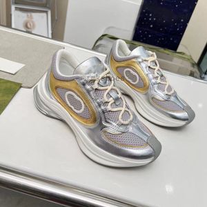 Luksusowe chaussures damskie buty rytonowe platforma trampki designerskie buty beżowe mężczyźni trenerzy projektanci vintage Run Sneaker Rozmiar 35-45 3.20 04