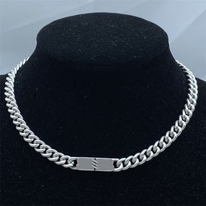 High-end sentido designer colar personalidade dupla letra b colares de metal banhado a prata moissanite gargantilha colar presente de aniversário jóias zl178 I4