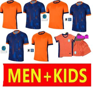 Netherlands European Cup 24 25 Holland Club Jersey JONG VIRGIL DUMFRIES BERGVIJN Shirt 2024 KLAASSEN BLIND DE LIGT Men Kids Kit Football jerseys MEMPHIS