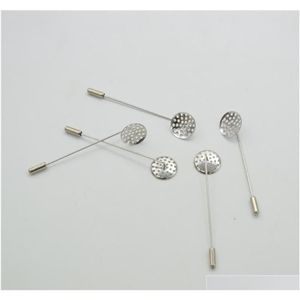 50 st 70 16mm koppar metall silver färg brosch bas tomt bricka brosch bas lapel stift diy smycken hitta ohp1q mghk5304j