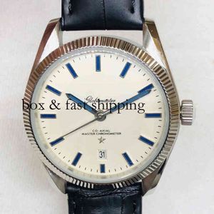 Watches Wrist Luxury Fashion Designer Automatisk mekanisk OUJIAYA Tre nål Vit Faced Blue YS002 Herr Montredelu 77