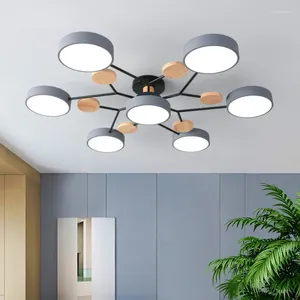 Lampadari Lampadario a LED con 3 colori diversi adatti per soggiorno camera da letto studio decorazione della casa illuminazione interna AC90-260V