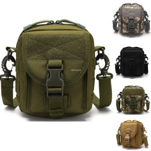 Torby wojskowe małe worki crossbody armia molle talia edc torba kamuflaż polowanie na piesze torby messenger