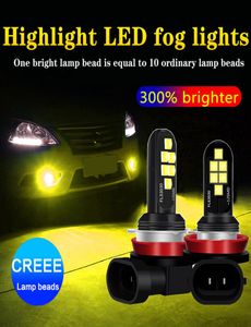 1 bit bil dimljus H1 H3 LED -glödlampa H4 H7 H11 H8 3030SMD Front Fog Light 9005 HB3 9006 HB4 H27 881 Driving Day Running LAMP7200938