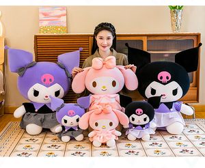 Toptan sevimli 30-38cm Kuromi Peluş Oyuncaklar Çocuk Oyunları Oyun Arkadaşları Tatil Hediyeleri Oda Dekor Pençe Makinesi Ödülleri Çocuk Doğum Günü Noel Hediyesi