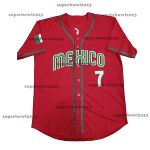 Baseball Jersey Mexico 7 Urias 56 Arozarena Japan 16 Ohtani Jerseys