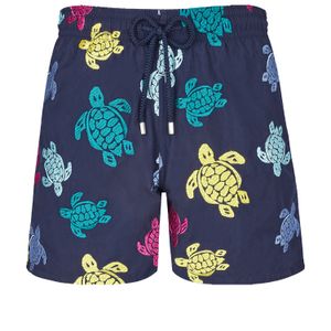 Vilebre Men's Shorts Bermuda Pantaloncini Boardshorts Men Swim Shorts Torus Multolores Trunks Mens Surfwear Beach Beach Short Turtles Summer 89543