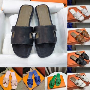 Summer Designer Sandals Slippers For Women Ladies Leather claquette Stylish pantoufle room slides sliders claquettes Outdoor Casual Shoes Size 35-42