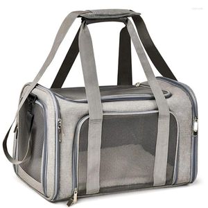 Trasportini per gatti Borsa per animali portatile Borsa per cani di piccola taglia Zaino pieghevole e traspirante Tarvel Cage