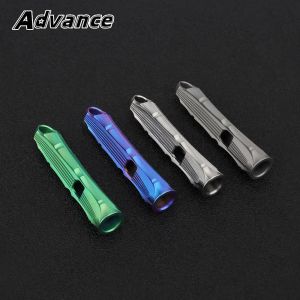 Tools Titanium Alloy Whistle Portable Outdoor Whistle Training Tool EDC Fashion Pendant Keyring Accessories