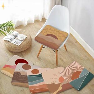 Pillow Sun Painting Decorative Sofa Mat Dining Room Table Chair S Unisex Fashion Anti-slip