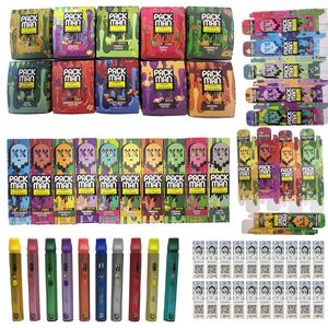 Packman neuester Einweg-Vape-Stift leere Einweg-E-Zigaretten Pods Device Pod 380mah wieder aufladbare Vapes 2ml Vaporizer Carts Patrone mit Packung