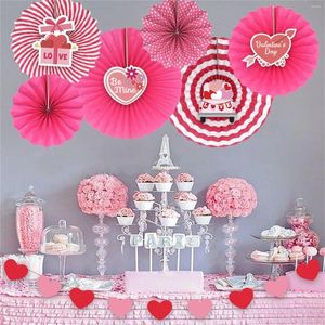 Party Decoration Kids Girl Comunion Favor Pink Set Hanging Mixed Size Paper Fan Tissue Pompom For Boy Baptism Wedding Anniversary Decor