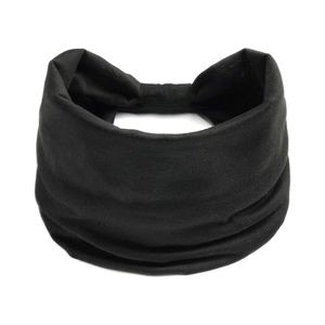 Fascia elastica in tinta unita di vendita calda europea e americana senza marchio Fascia sportiva per yoga Fascia in cotone anti-sudore Copricapo da donna Accessori per capelli