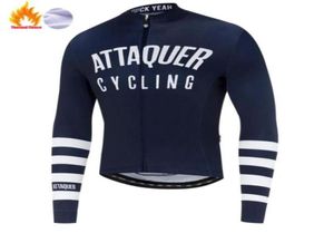 Yarış Ceketleri Attaquer Uzun Kol Bisiklet Jersey 2021 MEN039S Takım Sonbahar Kış Termal Polar Giyim Ropa Ciclismo6724799702821